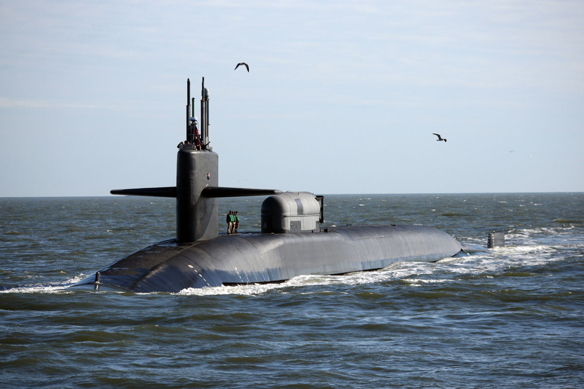 ohio class submarine first deployment