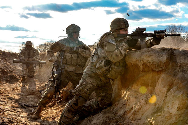 The Defense Department’s Close Combat Lethality Task Force is evaluating policies that affect leadership, unit cohesion and even how individuals are selected to serve in close combat units such as infantry squads. (US Army photo)