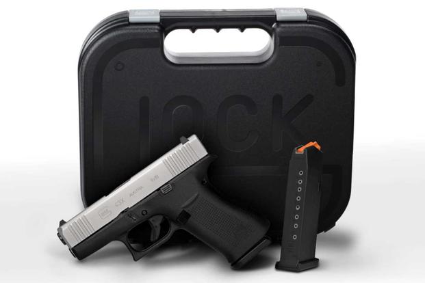 Glock Inc.’s new Glock G43X Slimline pistol is similar in width and length to Glock’s G43. (Photo: Glock Inc.)