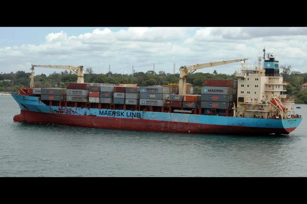 The Maersk Alabama is one of only 84 container ships in the U.S. Merchant Marine. (U.S. Navy photo)