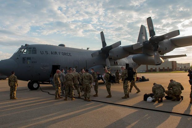 Kentucky Air National Guard Base deployment