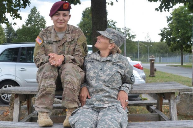 Mother, daughter stationed in Germany