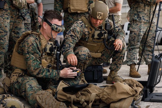MCADT Participates in sUAS joint interoperability training (DVIDS, photo by Cpl Joshua Barker)