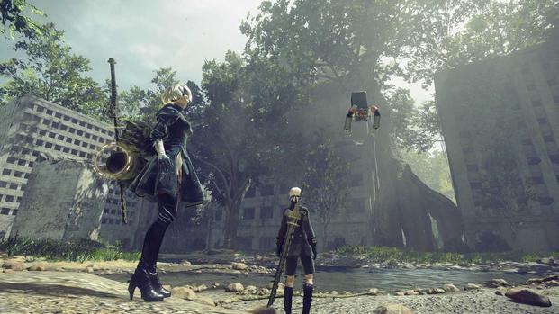 NieR Automata 2b and 9S
