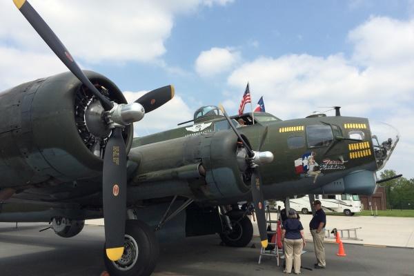The World War II-era B-17G Texas Raiders is one of just a dozen or so Flying Fortresses still flying. The plane is owned and operated by the Texas-based nonprofit Commemorative Air Force. (Photo by Brendan McGarry/Military.com)