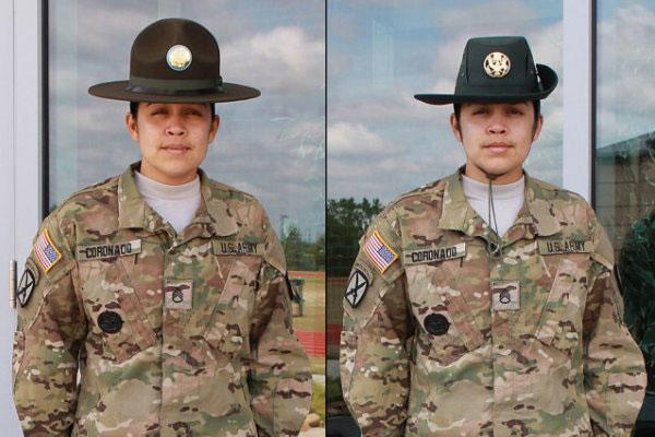 --The uniform survey also asks about proposed changes to Army drill sergeant campaign hats that include switching to a single campaign hat for both male and female drill sergeants.