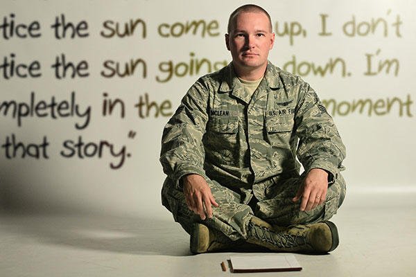 Senior Airman Brian McLean, a 11th Space Warning Squadron, Future Operations Flight staff instructor, is the main point of contact for HEO-3 training and operations. In his spare time, he writes short stories. (U.S. Air Force/Staff Sgt. Darren Scott)