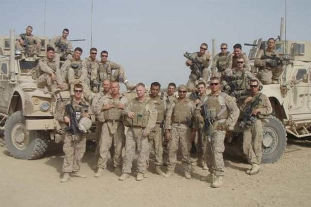 Members of Slivka's platoon are pictured with Zia in Afghanistan (courtesy photo via Fox News)
