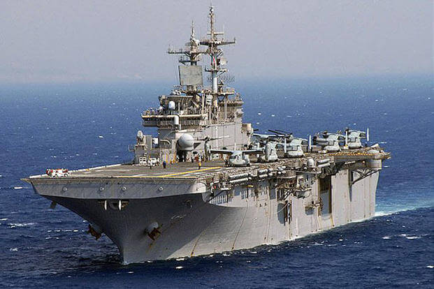 USS Wasp (LHD 1). Navy photo