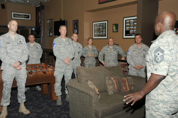 Air Force senior master sergeant promotion ceremony