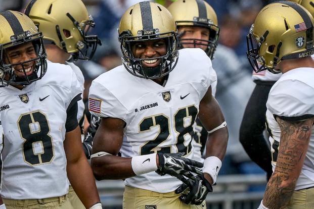 Army football sophomore cornerback Brandon Jackson, 20, died Sept. 11, 2016, in a car accident -- just hours after he started in a winning game. (Photo by Mark Carruthers/West Point)