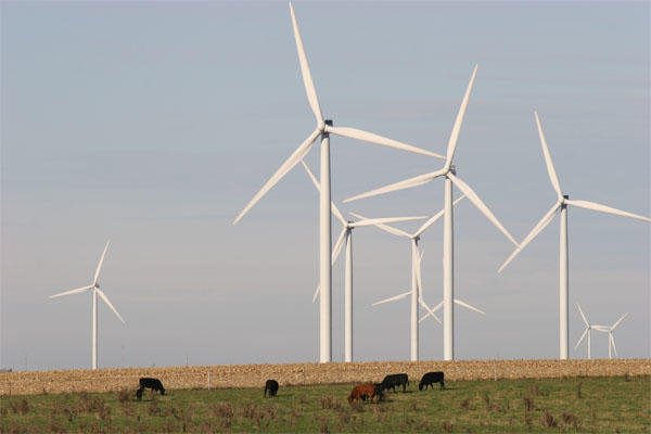 wind power in a field