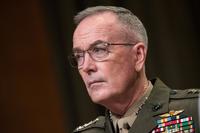 U.S. Marine Corps Gen. Joe Dunford, chairman of the Joint Chiefs of Staff, listens to questions during a Senate Appropriations Committee hearing on Capitol Hill, May 9, 2018. (DoD/U.S. Army Sgt. James K. McCann)