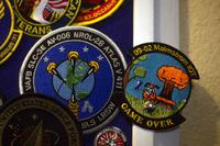 A patch in the home of retired missileer Paul Hunke