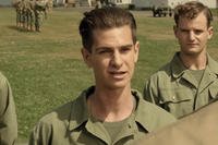 Andre Garfield as Desmond T. Doss in Hawksaw Ridge (2016) Andre Garfield as Desmond T. Doss in Hawksaw Ridge (2016)