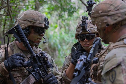 security halt at Schofield Barracks, Hawaii