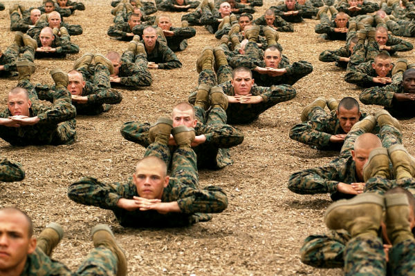 Company C Marines training in San Diego