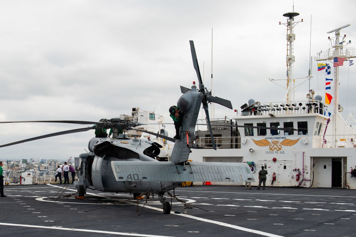 Hospital Ship Comfort Arrives in Ecuador to Care for ...