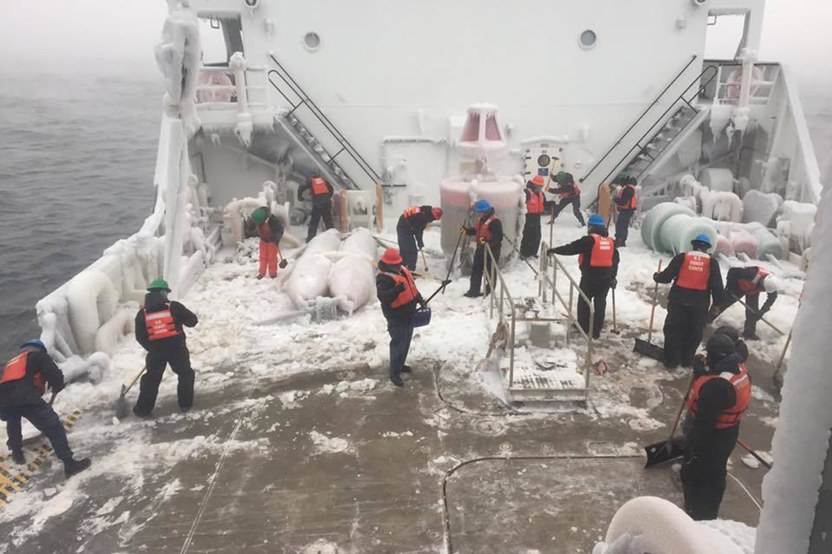Coast Guard Starts IceBreaking Work in Western Great Lakes