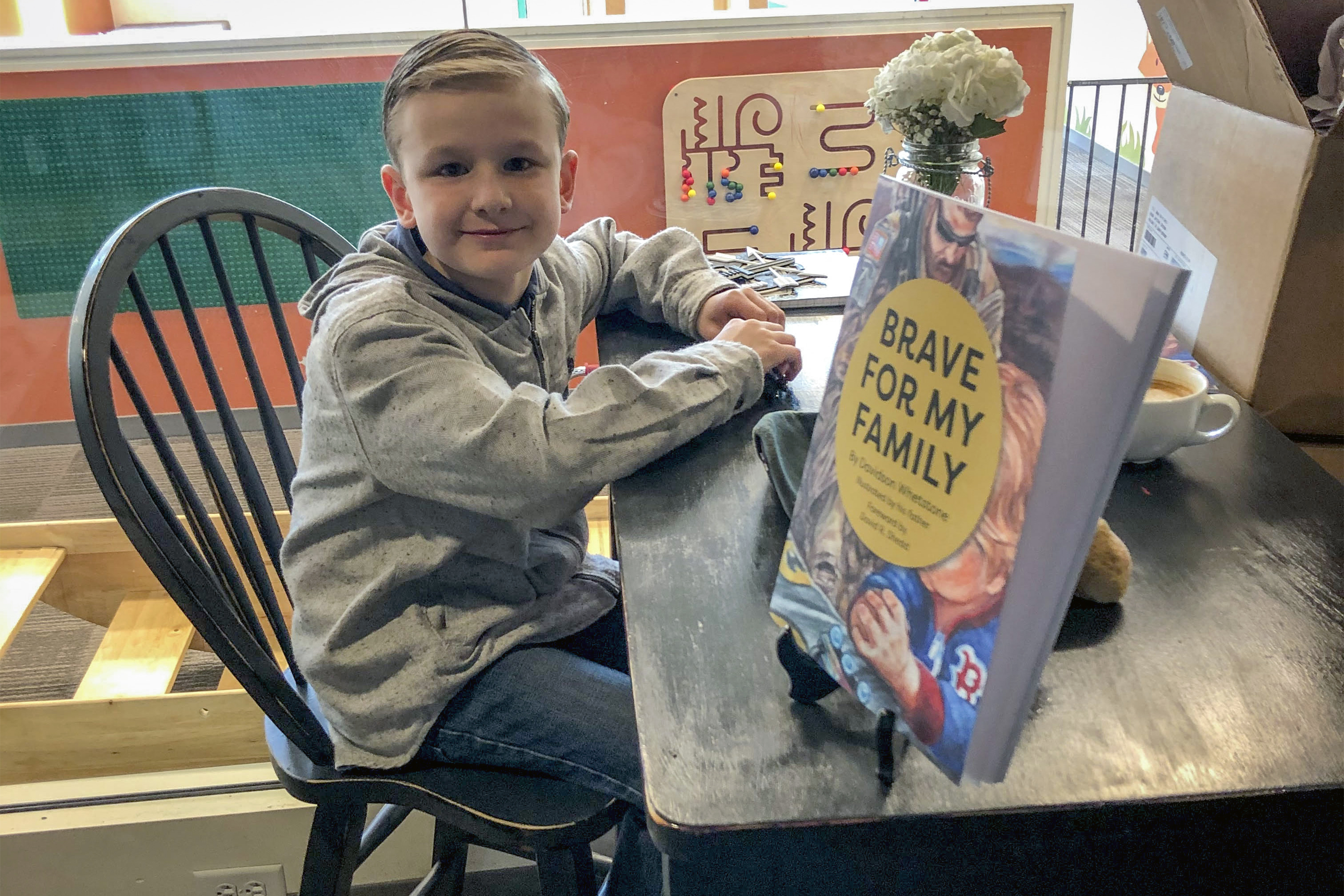 This Military Kid Wrote a Book About Deployment - Illustrated by his Dad