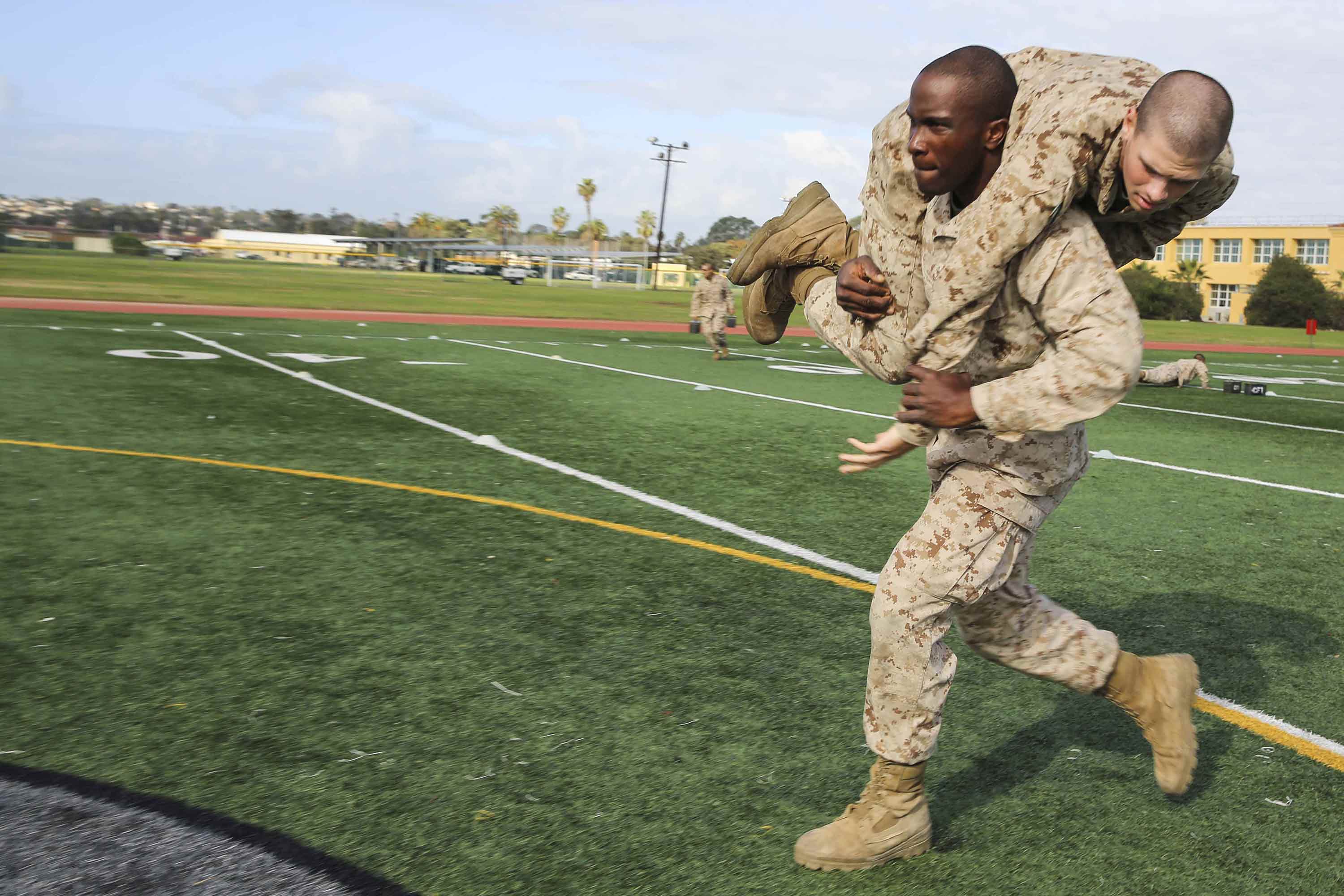 marine recruit training, basic training, boot camp