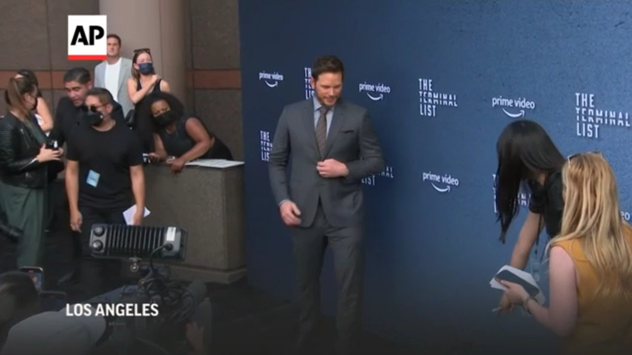 Family Matters for Chris Pratt at 'The Terminal List' Premiere