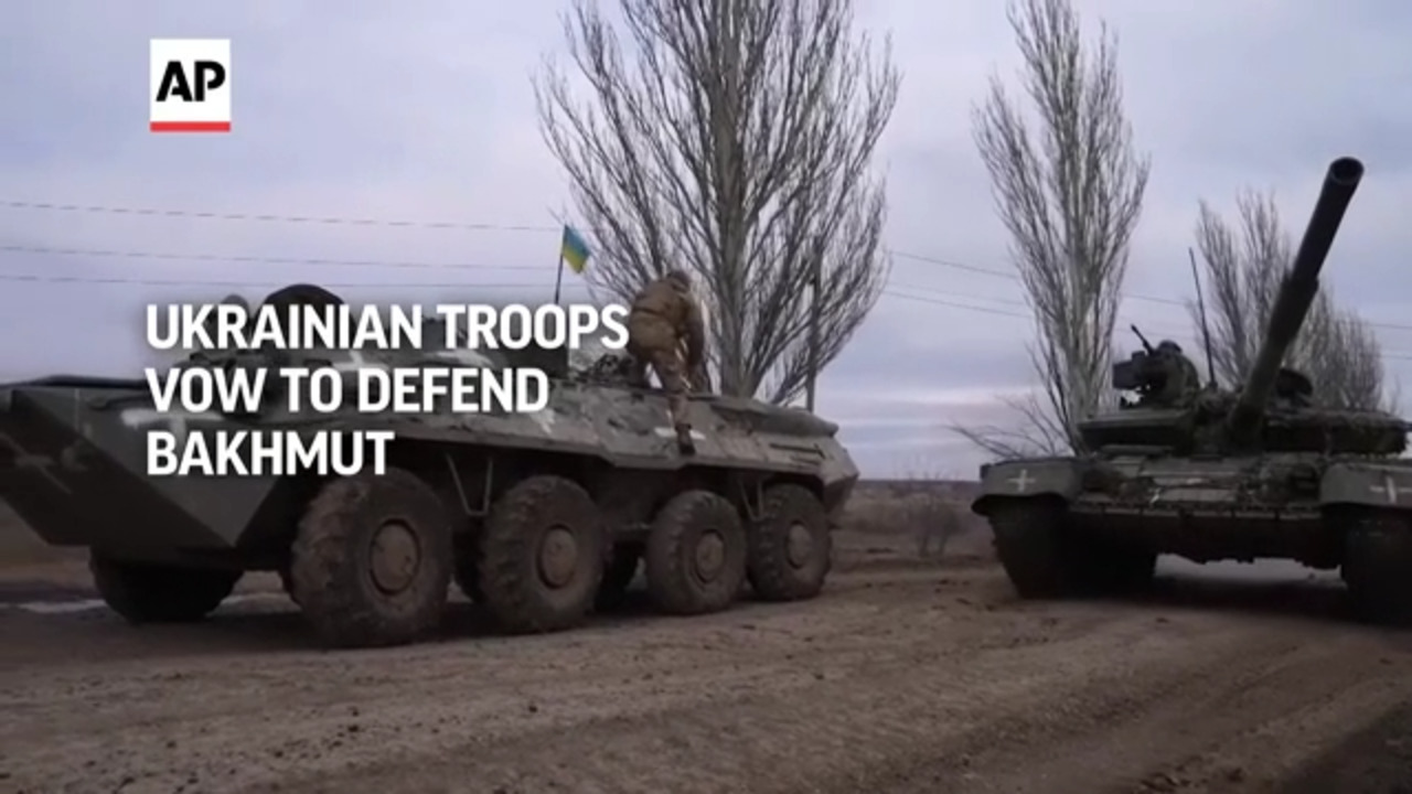Ukrainian Troops Vow to Defend Bakhmut