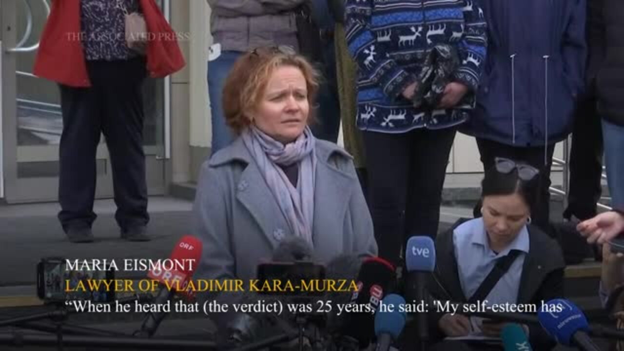 Russian Opposition Activist Sentenced to 25 Years