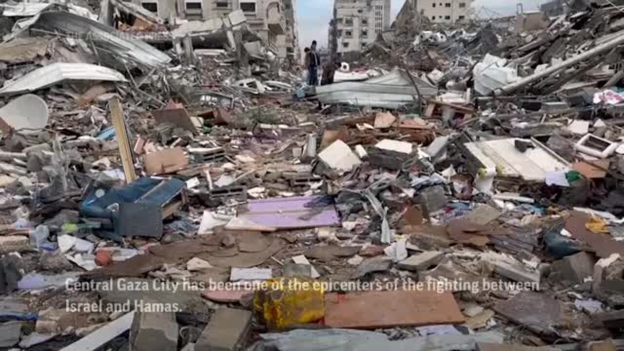 Gaza City in Ruins After Israel-Hamas Fighting