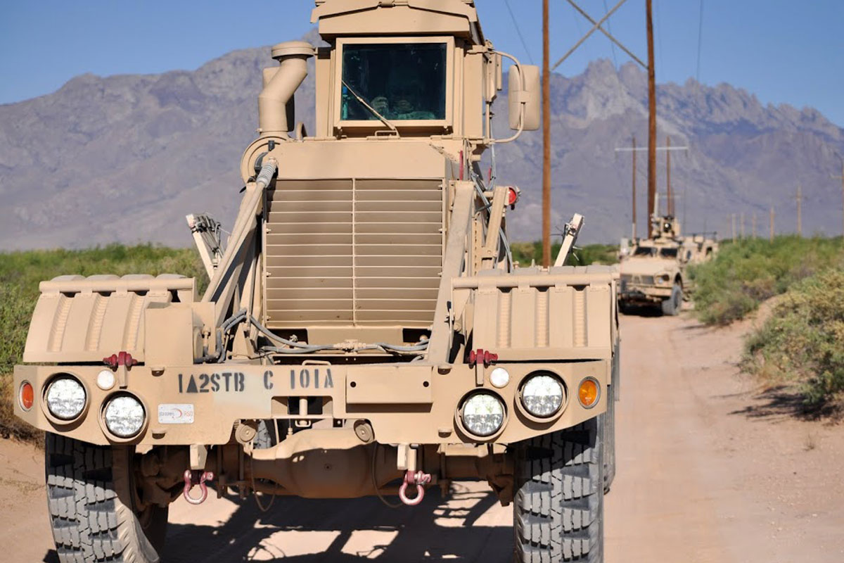 Husky Vehicle Mounted Mine Detection System