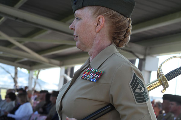 Female Marine Reflects on 3 Decades of Service | Military.com