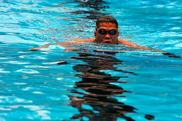 navy boot camp swim test