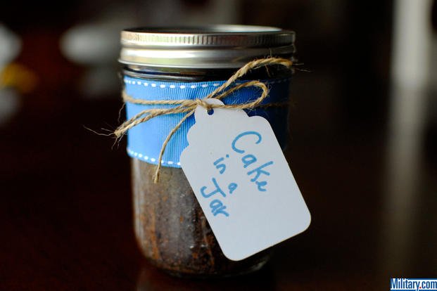 Birthday cake in a jar is the best. (Military.com)