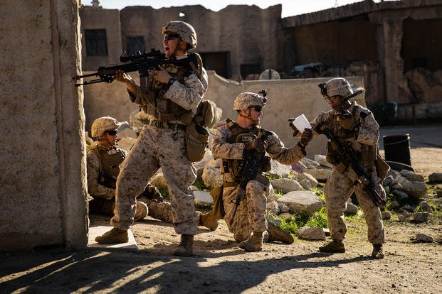 U.S. Marines with 2nd Battalion, 4th Marine Regiment, 1st Marine Division, participate in the Infantry Immersion Training Course at Marine Corps Base Camp Pendleton, Calif., Jan. 25, 2019. (U.S. Marine Corps photo/Robert L. Kuehn)