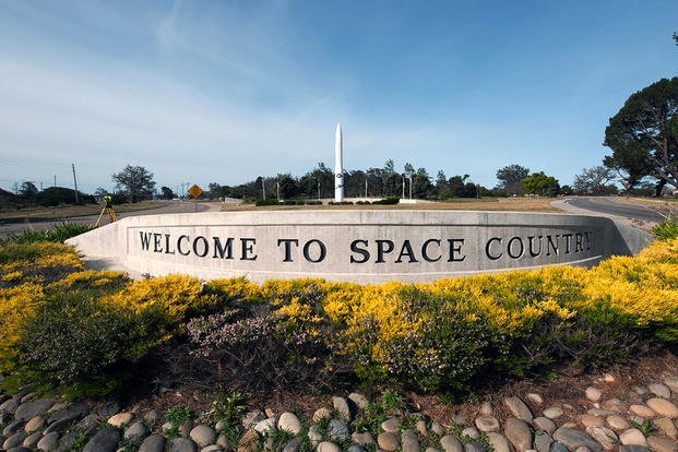 "Welcome to Space Country" greets visitors to Vandenberg Air Force Base, California. (US Air Force)