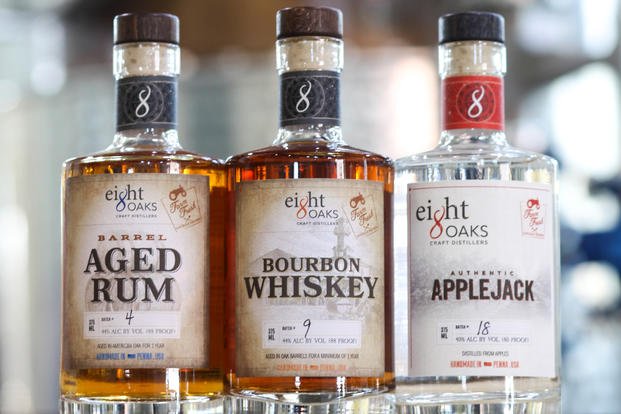 Eight Oaks Distillery Vet Owned Business Offerings