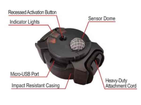 The B3G7 blast sensor. 