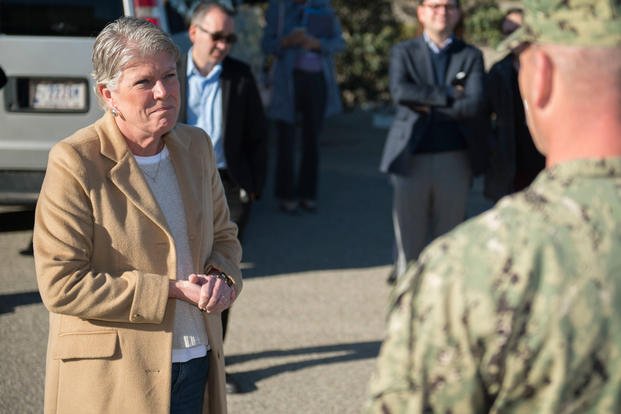 Congresswoman Julia Brownley visits Naval Construction Group (NCG) 1