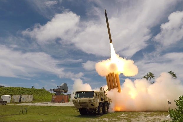 THAAD interceptor is launched from the Reagan Test Site