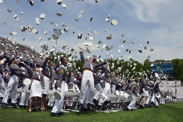 The U.S. Military Academy held its graduation ceremony for the Class of 2018 at Michie Stadium in West Point.