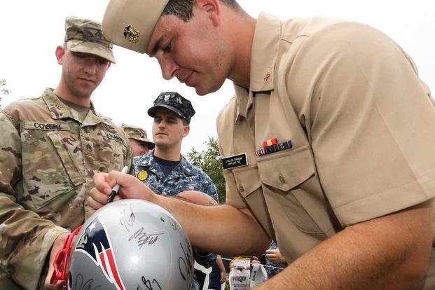 This Naval Reserve Officer Also Has Two Super Bowl Rings