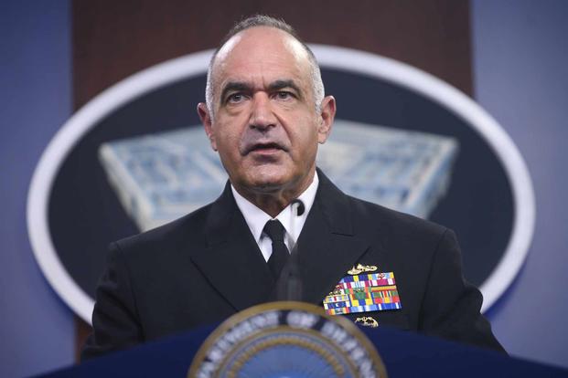 The commander of U.S. Strategic Command, Navy Adm. Charles A. "Chas" Richard.