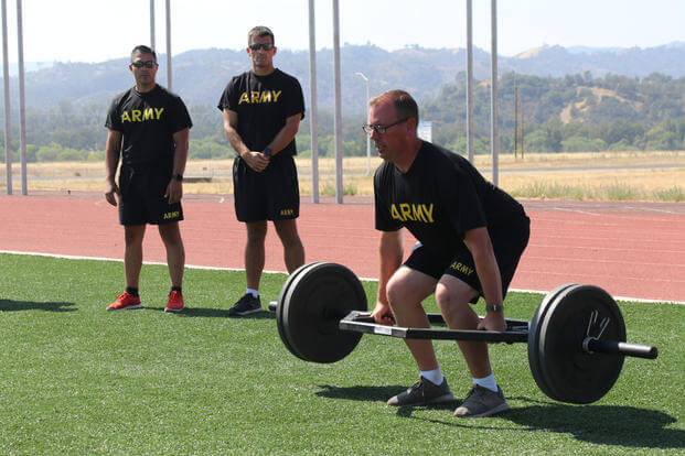 Army Combat Fitness Test deadlift