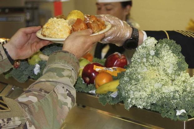 The DLA is supplying Thanksgiving dinner to troops overseas.