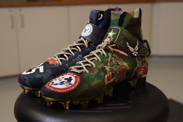 This NFL Player Designed Custom Cleats to Honor TAPS and Their