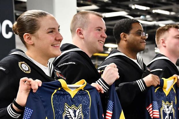 the U.S. Navy's Goats & Glory esports team