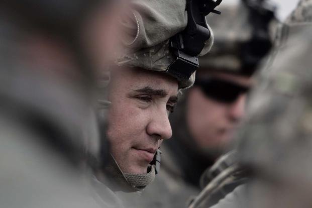 Army soldiers participate in training before deployment