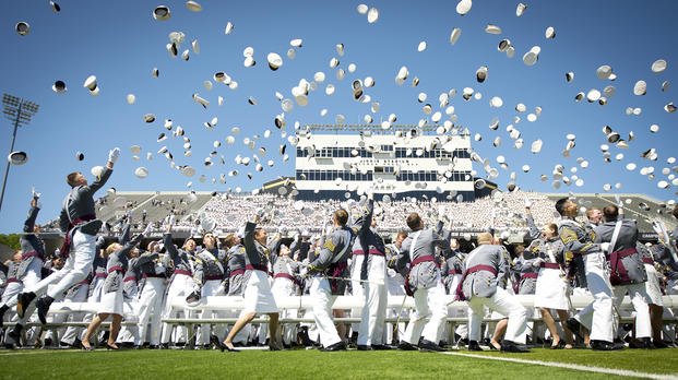 Cadets in Class of 2015 graduate from U.S. Military Academy.
