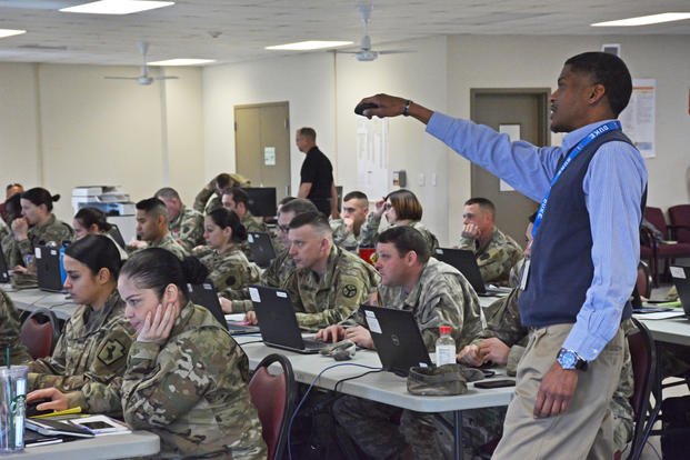 Pennsylvania Army National Guard soldiers conduct testing on the Army’s IPPS-A