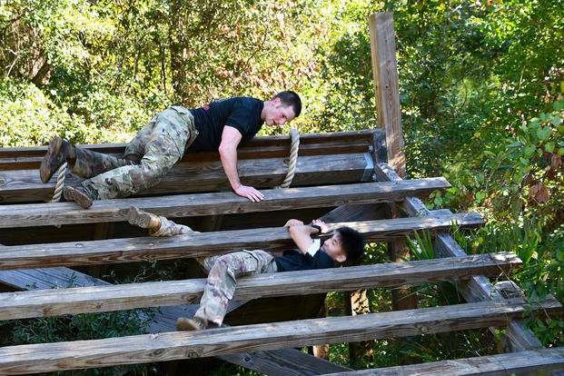 Soldiers compete in the Special Operations Challenge.